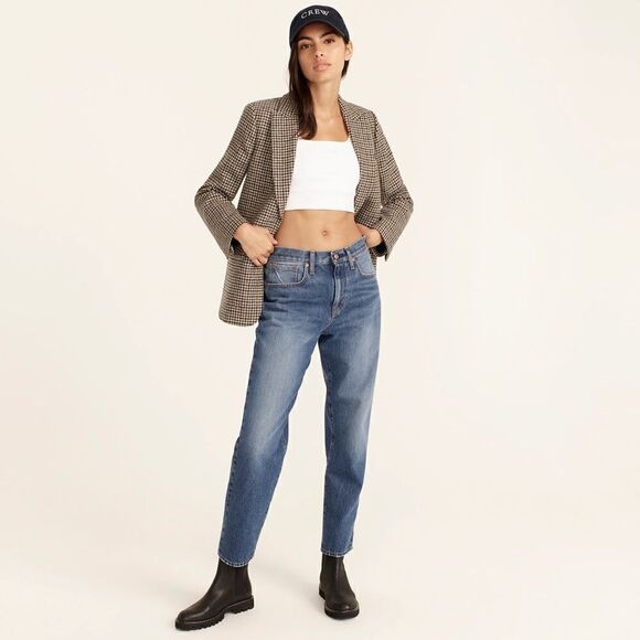 J. Crew Slouchy Girlfriend Jean Medium Wash Size 25 - Picture 1 of 6